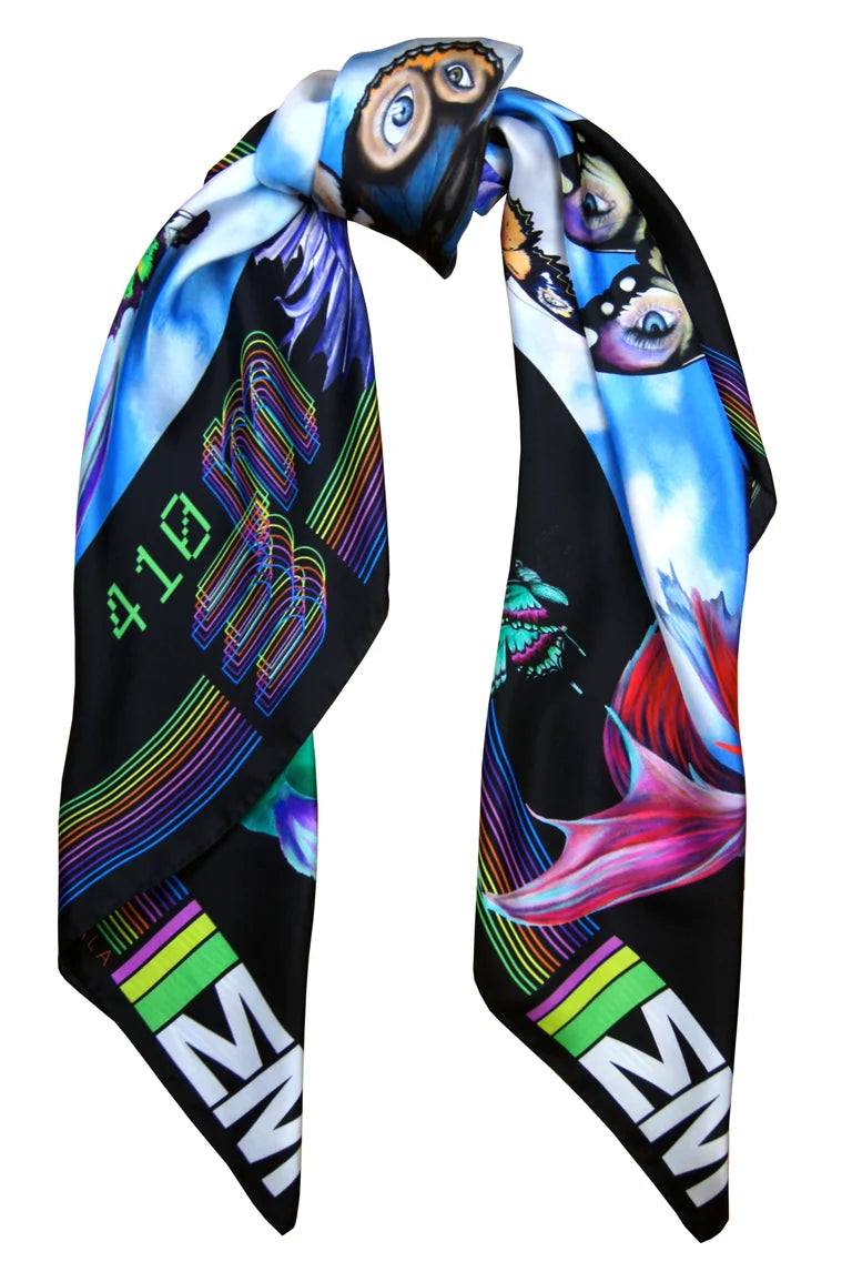 "Not Found " Silk Scarf