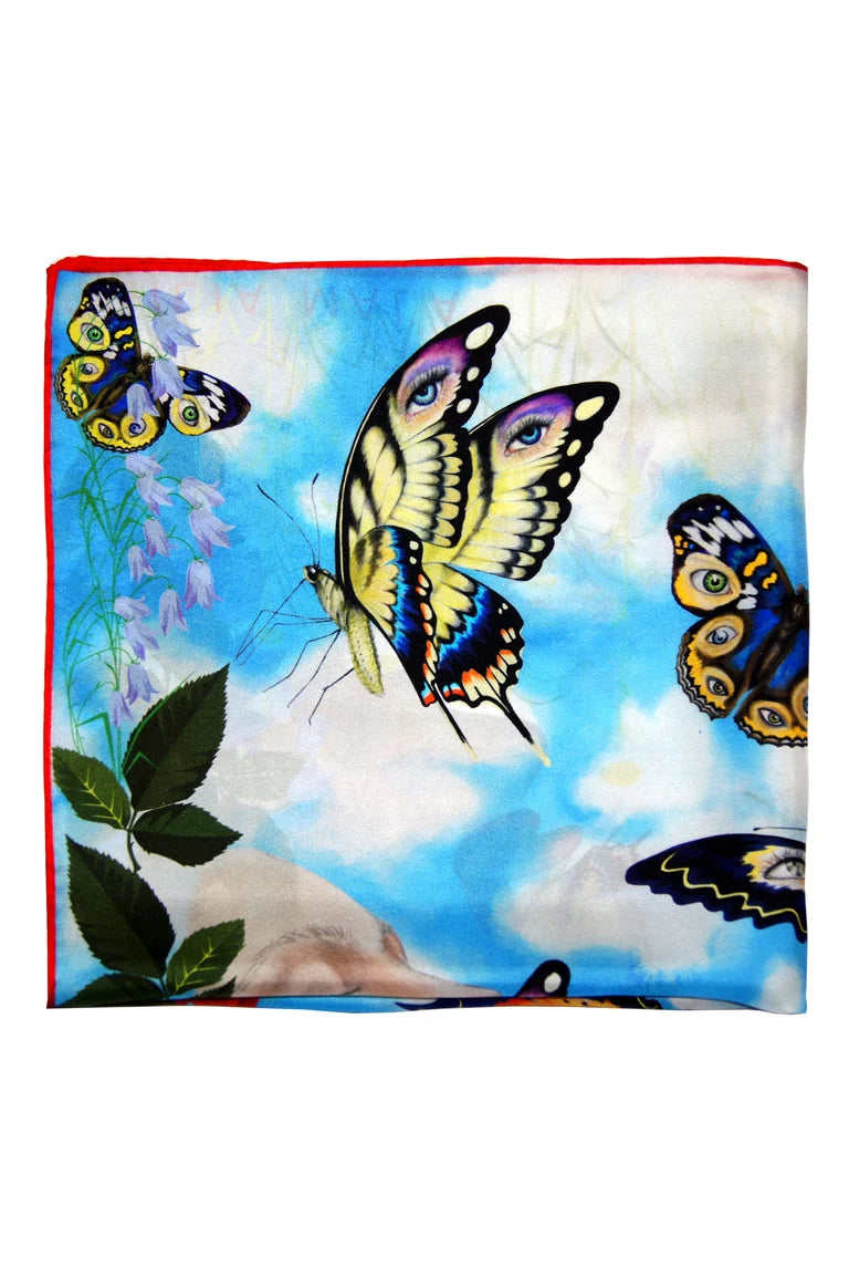 "Enhance Your Calm / Day" Silk Scarf