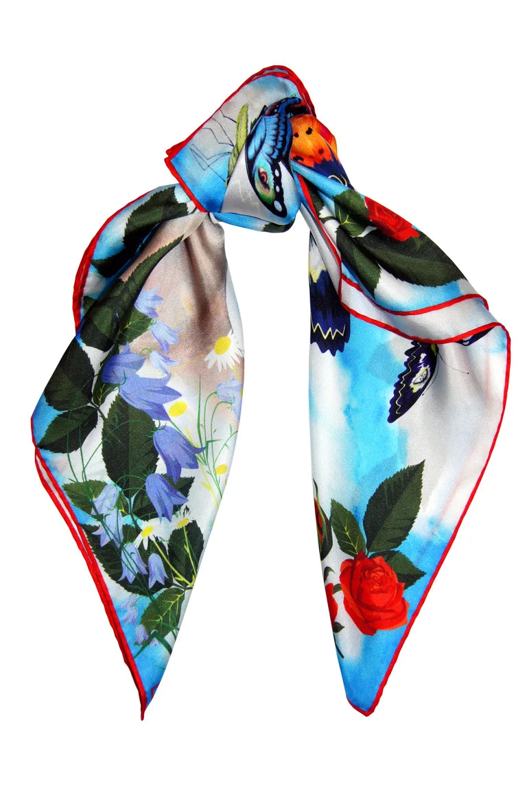 "Enhance Your Calm / Day" Silk Scarf
