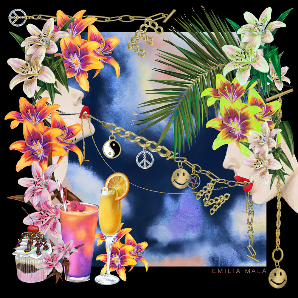 C’est La Guerre Silk Scarf