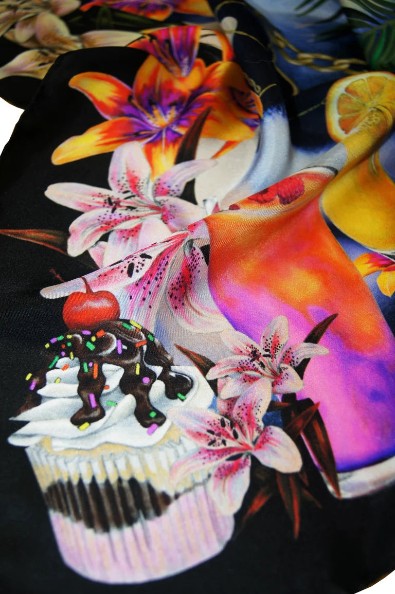 C’est La Guerre Silk Scarf