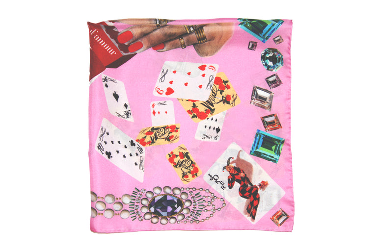 Plaisir D'Amour / Rose Silk Scarf
