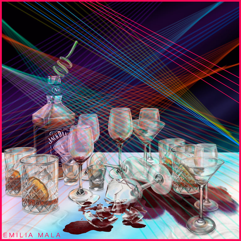 Discotheque Silk Scarf