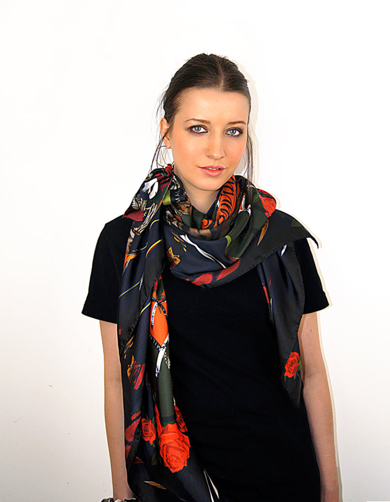 Bengal Malicieuse Scarf / Green