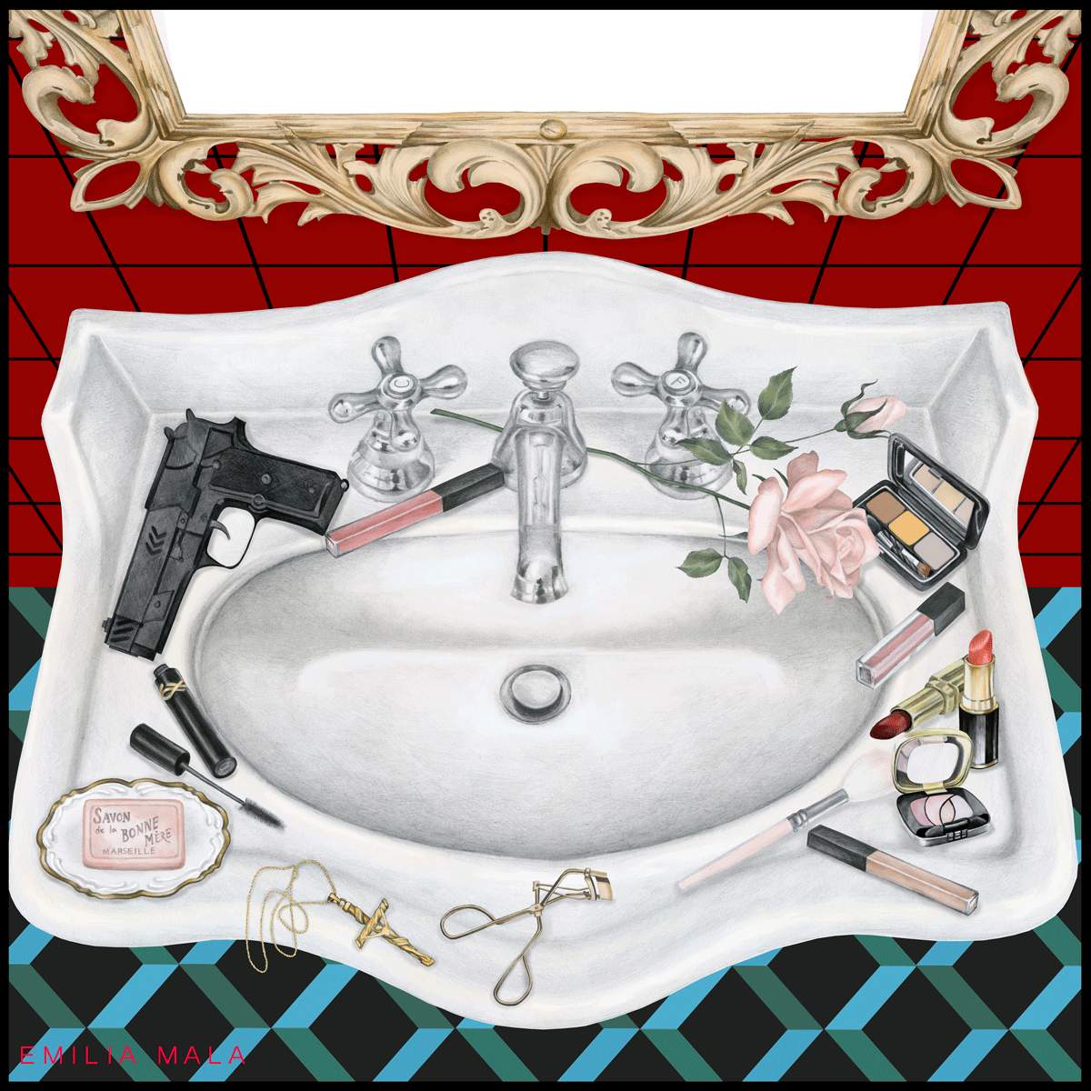 Chic et bordélique Silk Scarf