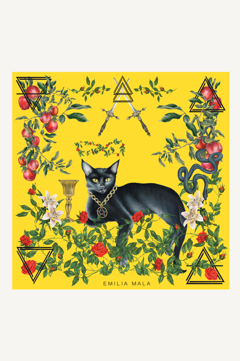 The Magician Silk Scarf / Sun