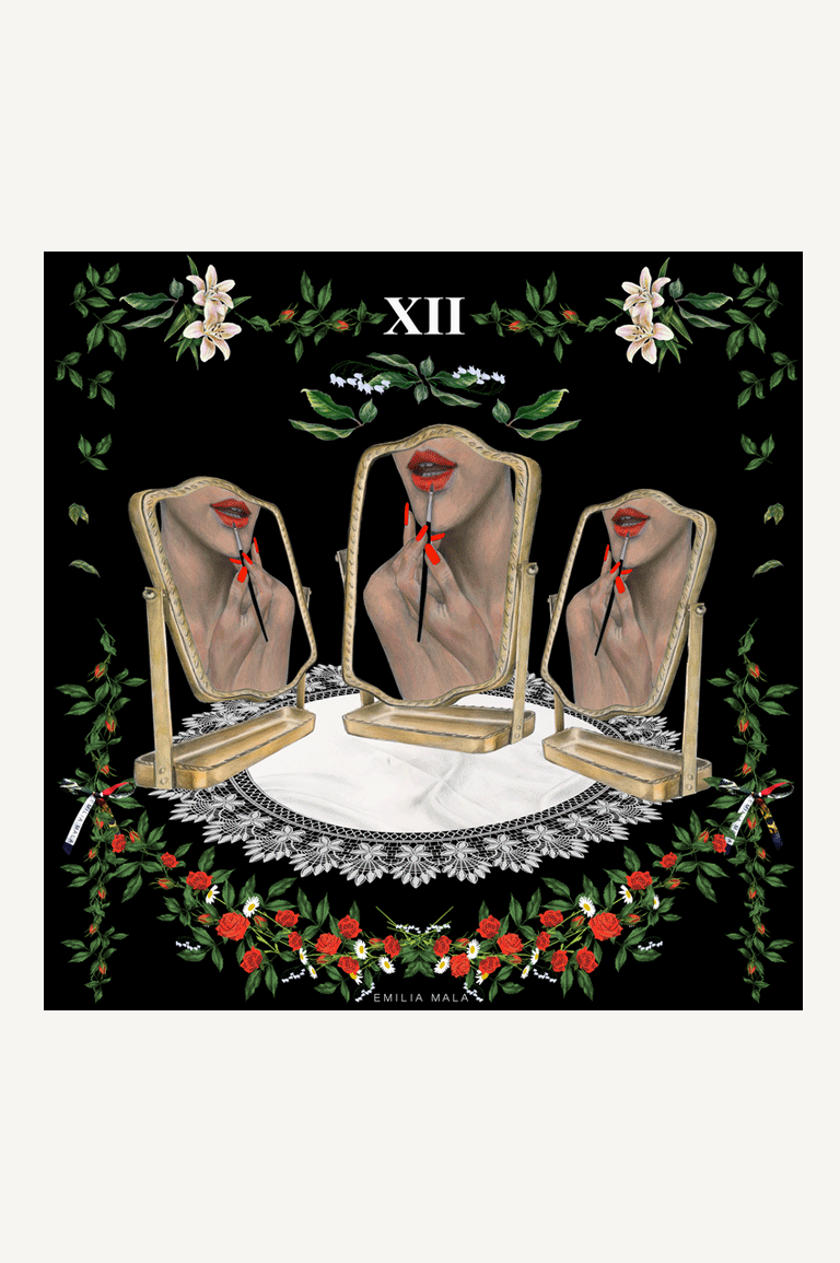 The Mirrors Silk Scarf