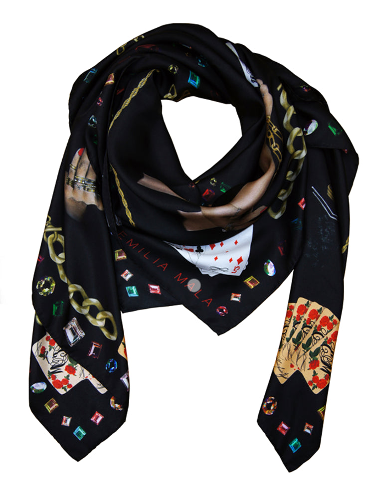 Vanité de Croire Silk Scarf