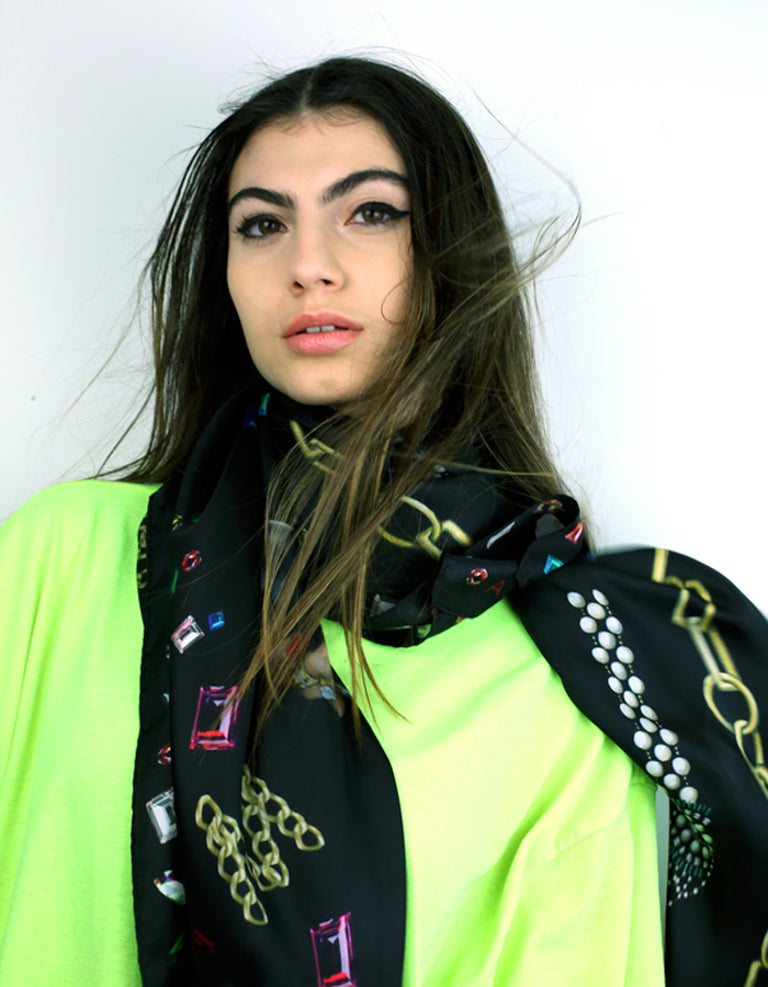 Vanité de Croire Silk Scarf